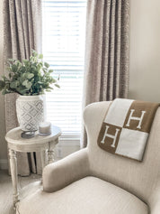 HBlanket H-deken – luxe wollen plaid met kasjmier voor bank of stoel