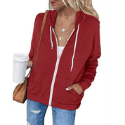 Miriam Dames Hoodie – Ritssluiting & Verstelbare Capuchon