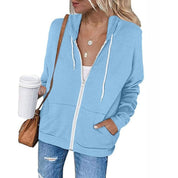 Miriam Dames Hoodie – Ritssluiting & Verstelbare Capuchon