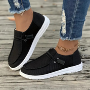 Luchtige slip-on schoenen dames – platte instappers voor de zomer