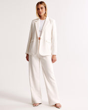 Hoge taille pantalon dames – geplooide pantalon met elegante tapered fit