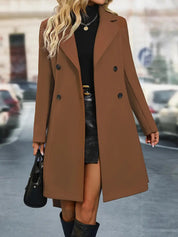 Omkeerbare Lange Winter Trenchcoat – Dames | 2-in-1 Elegant Design