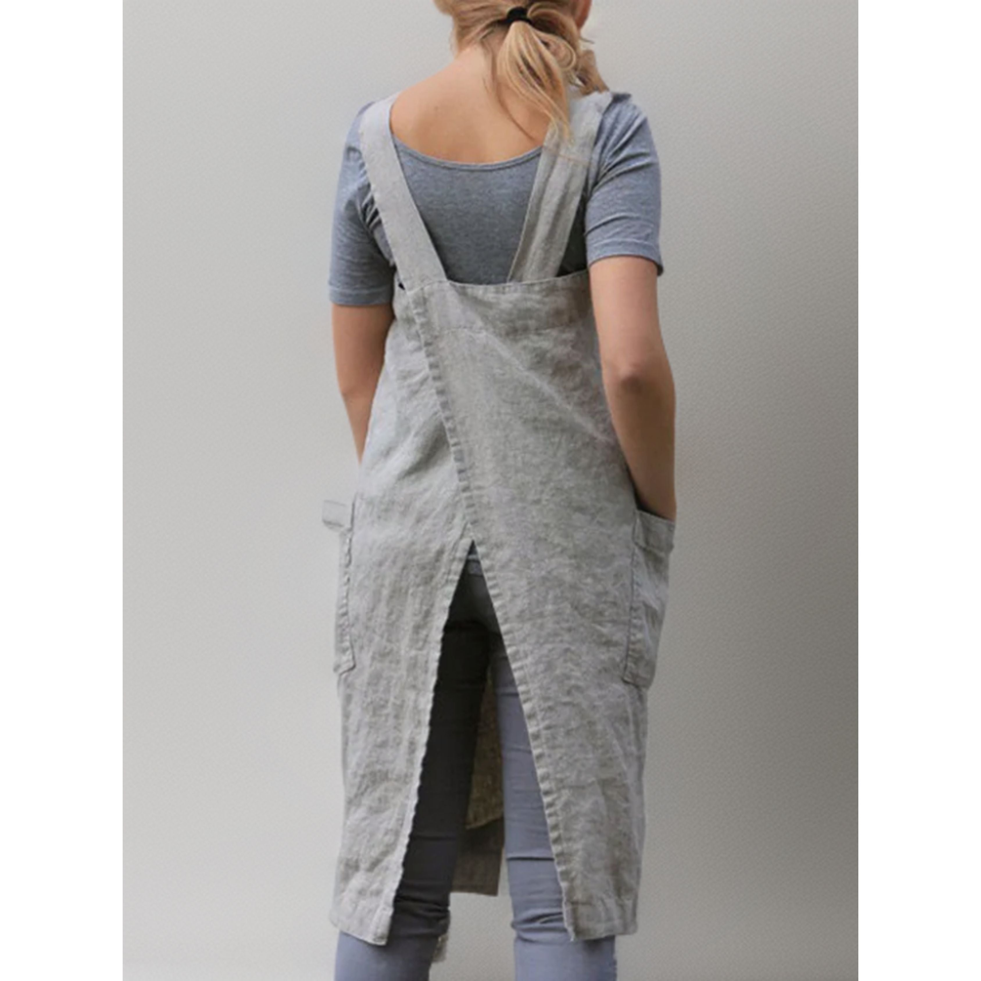 Dames Schortjurk met Zakken | Comfortabele en Functionele