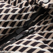 Gewatteerde donsjas dames met ceintuur – warme lange puffer jas voor de winter