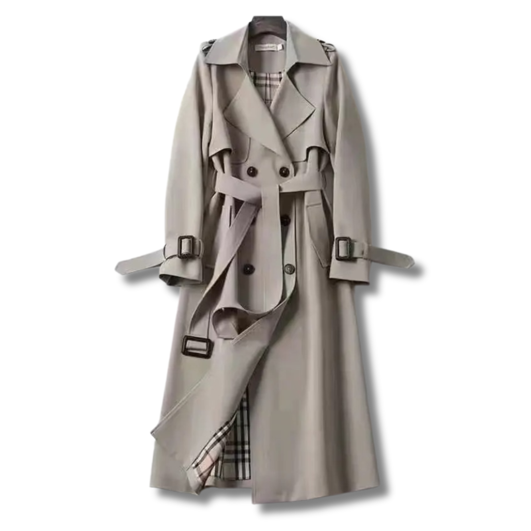 Jualita | Klassieke Trenchcoat voor Dames | Tijdloze Elegantie & Verfijnde Stijl