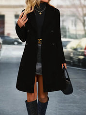 Omkeerbare Lange Winter Trenchcoat – Dames | 2-in-1 Elegant Design