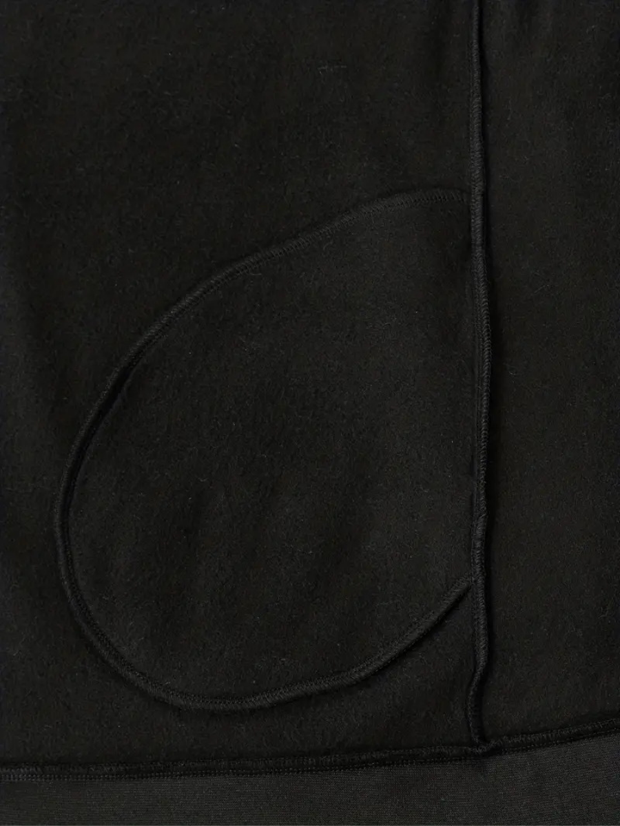 Lange dames hoodie met hoge kraag en rits – comfortabel & casual