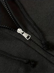 Lange dames hoodie met hoge kraag en rits – comfortabel & casual