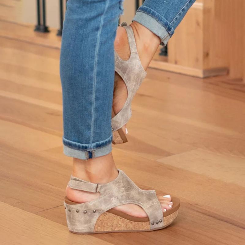 Orthopedische sandalen dames – leren sandalen met extra support en comfort