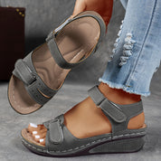 Orthopedische dames sandalen – comfortabele sandalen met verstelbare bandjes en zachte zool