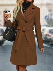 Omkeerbare Lange Winter Trenchcoat – Dames | 2-in-1 Elegant Design