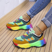Orthopedische regenboogschoenen dames – stijlvol comfort & pijnvrije passen