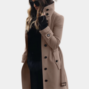 LuxeAllure trenchcoat dames | Warme elegante trenchcoat | Wind- en waterbestendig