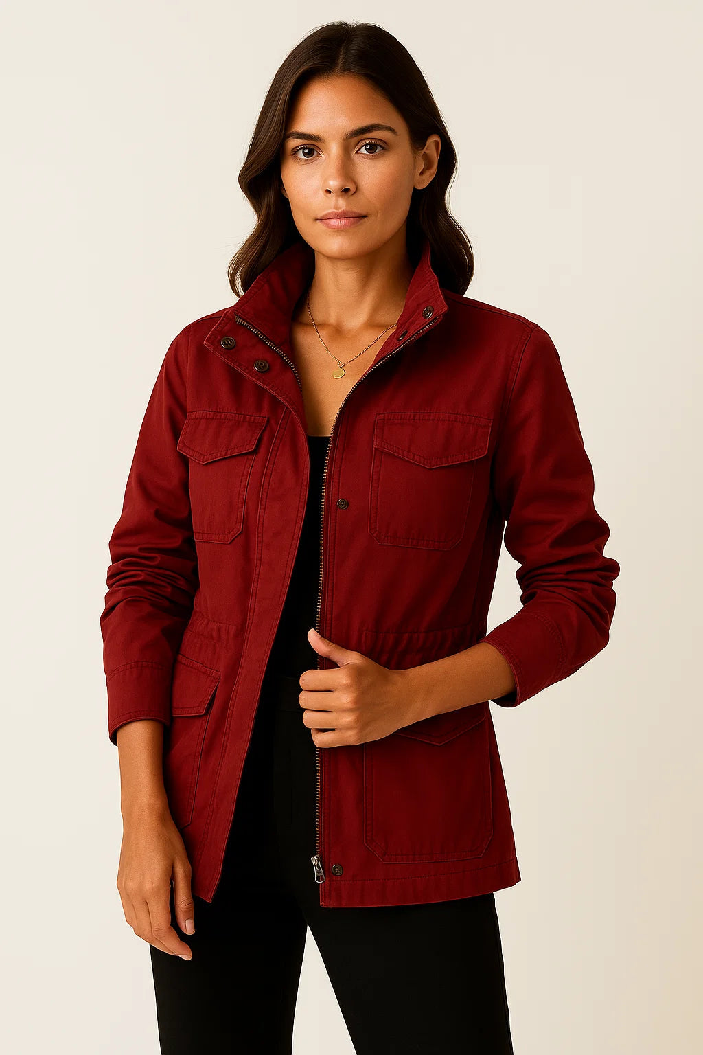 Lichtgewicht Jas Dames – Stijlvolle Halflange Tussenjas met Comfortabele Pasvorm | Claudia Model