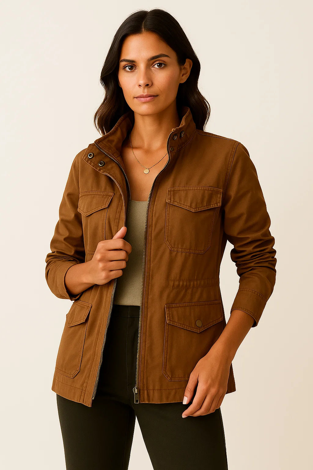 Lichtgewicht Jas Dames – Stijlvolle Halflange Tussenjas met Comfortabele Pasvorm | Claudia Model