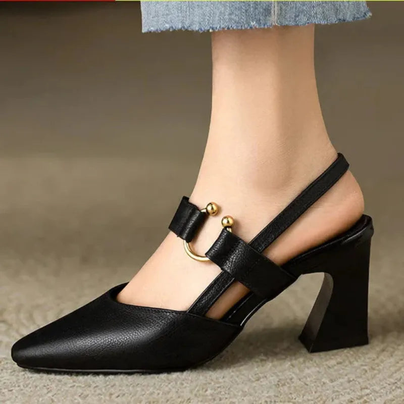 Orthopedische hakken dames – comfortabele schoenen met brede hak en schokdempende zool