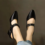 Orthopedische hakken dames – comfortabele schoenen met brede hak en schokdempende zool