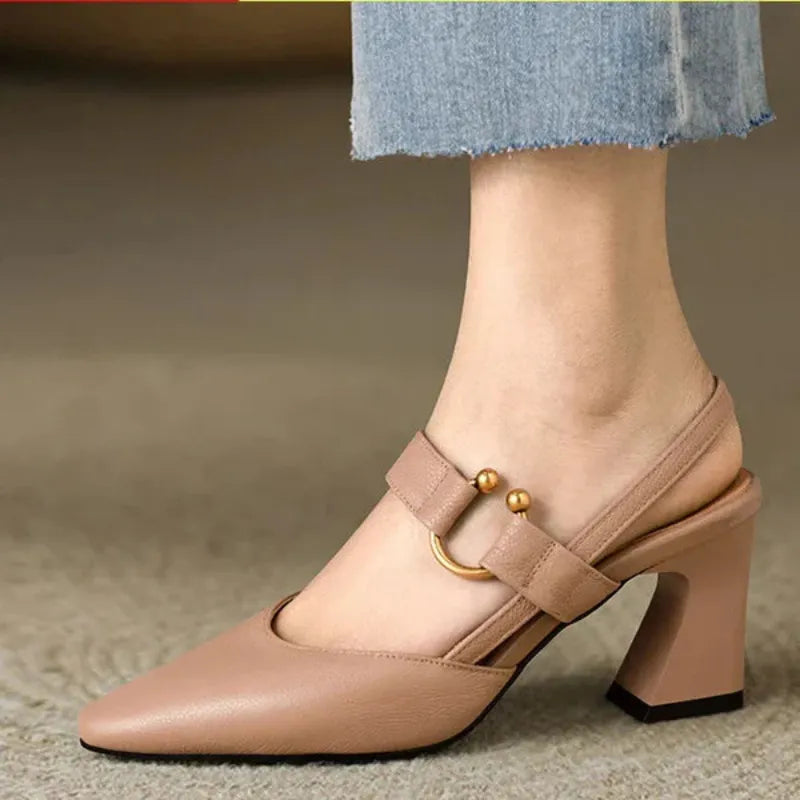 Orthopedische hakken dames – comfortabele schoenen met brede hak en schokdempende zool