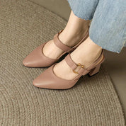 Orthopedische hakken dames – comfortabele schoenen met brede hak en schokdempende zool