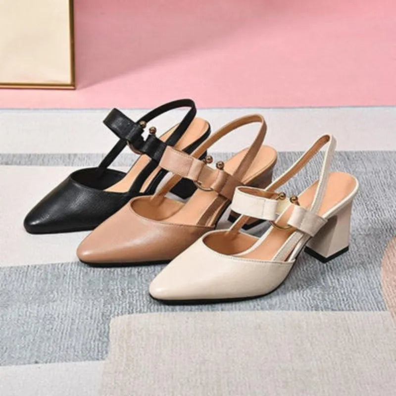 Orthopedische hakken dames – comfortabele schoenen met brede hak en schokdempende zool