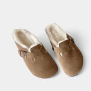 Gleame clogs unisex – leren sandalen met gesp in tijdloos design