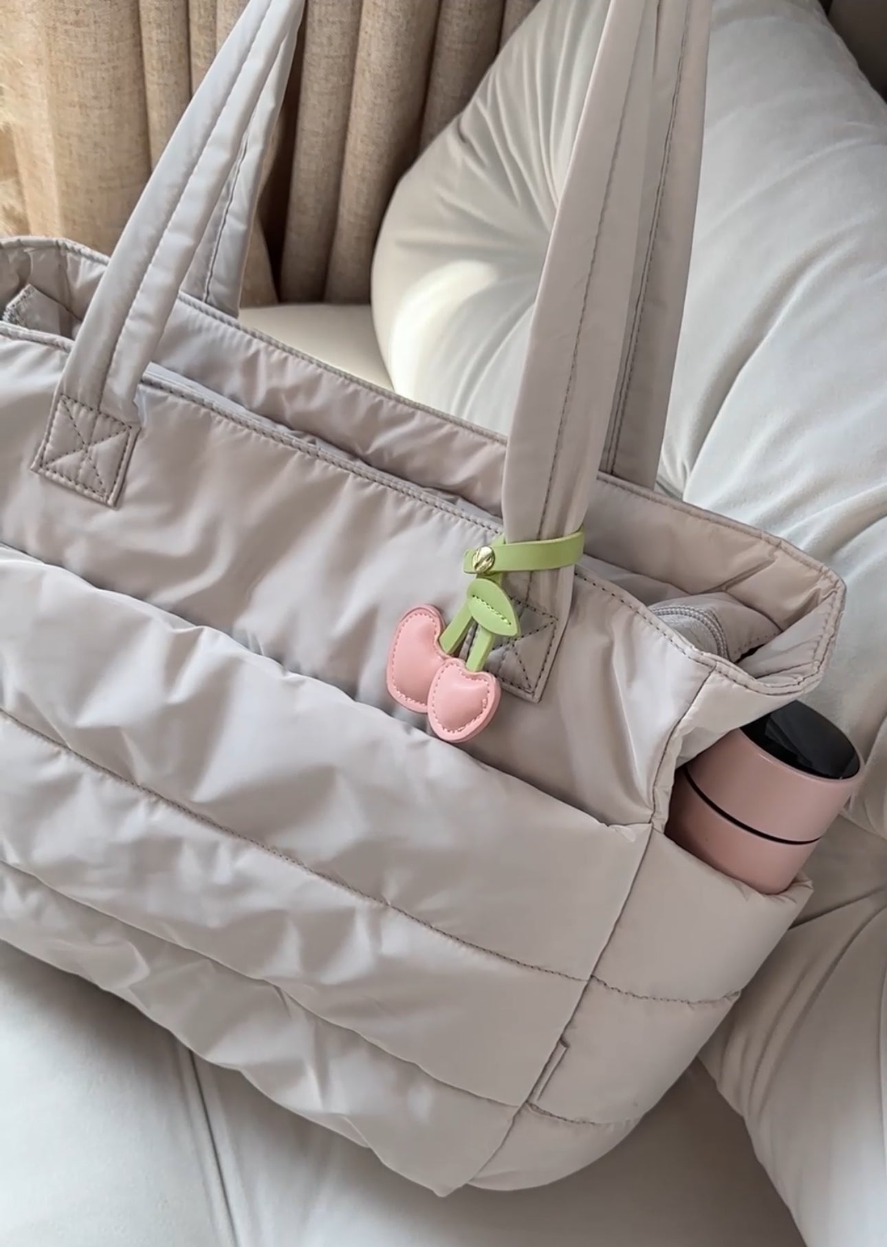 Lovella Puffer Bag – Trendy Schooltas voor Dames | Ruim & Waterafstotend