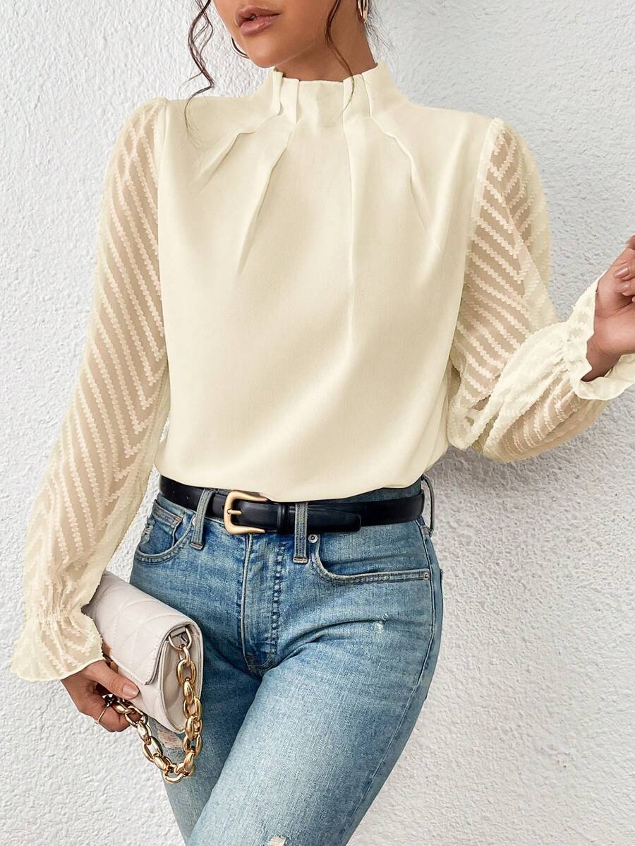 Dames top met print – stijlvol blouse shirt voor werk & vrije tijd