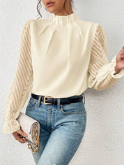 Dames top met print – stijlvol blouse shirt voor werk & vrije tijd