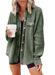 Heidi dames winterjack – oversized wafelstructuur jas met warme voering