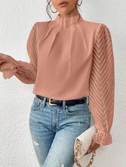 Dames top met print – stijlvol blouse shirt voor werk & vrije tijd