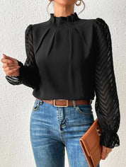 Dames top met print – stijlvol blouse shirt voor werk & vrije tijd