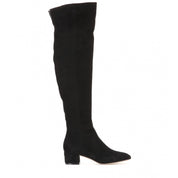Overknee suède laarzen dames – elegante hoge laarzen met blokhak en comfortabele pasvorm