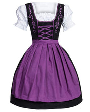 Oktoberfest Dirndl Jurk met Borduurwerk en Schort – Dames