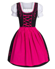 Oktoberfest Dirndl Jurk met Borduurwerk en Schort – Dames