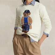 KIRIE dames trui – schattige beren sweater in zacht en warm design