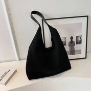 Elisa schoudertas dames – elegante suède tas in roestbruin