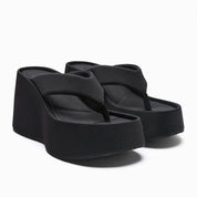 Dames slippers – platform slippers met zachte voering & extra comfort