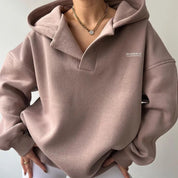 Morgan Oversized Hoodie Dames – Luxe comfort met druppel schouder