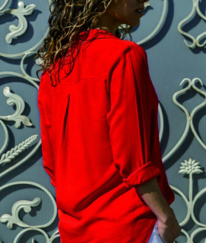 GraceFlow dameshemd – lichtgewicht elegantie met ademende stof