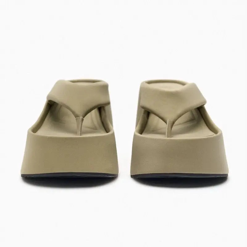 Dames slippers – platform slippers met zachte voering & extra comfort