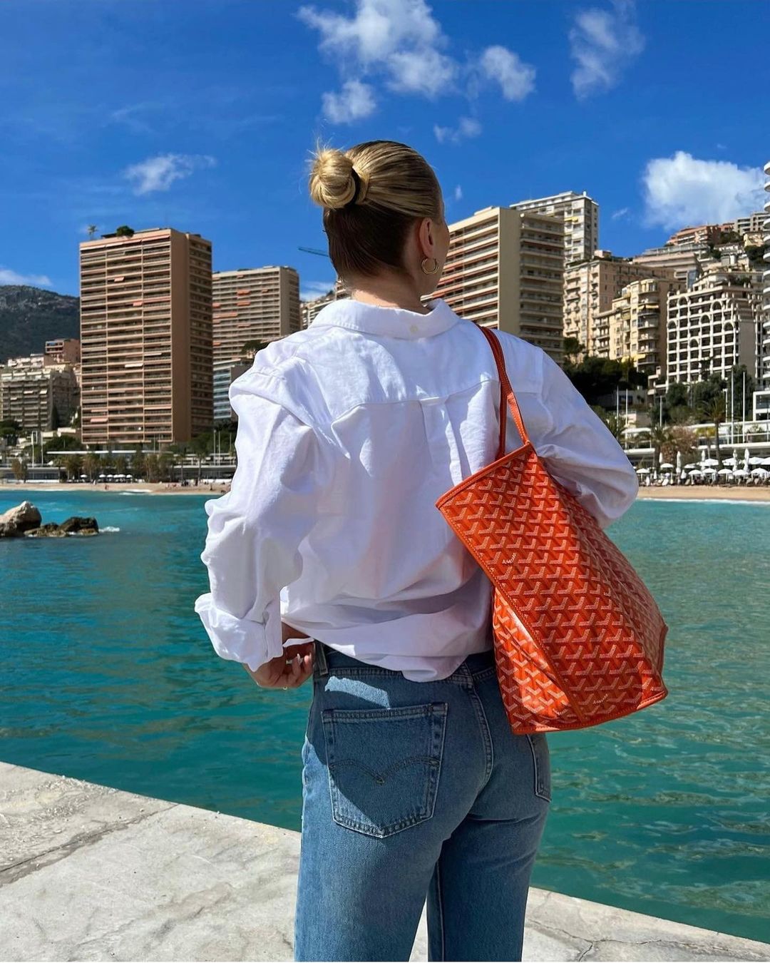Luxe monogram shopper – dames schoudertas met ruime indeling & elegante details