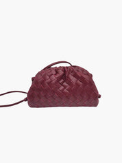 Pouch Bag – Gevlochten Design met Trekkoordsluiting voor Avonden en Events