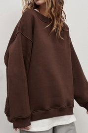 Lola Oversized Sweater Dames – Zachte Trui van Biologisch Katoen met Ronde Hals