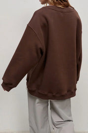 Lola Oversized Sweater Dames – Zachte Trui van Biologisch Katoen met Ronde Hals