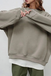 Lola Oversized Sweater Dames – Zachte Trui van Biologisch Katoen met Ronde Hals