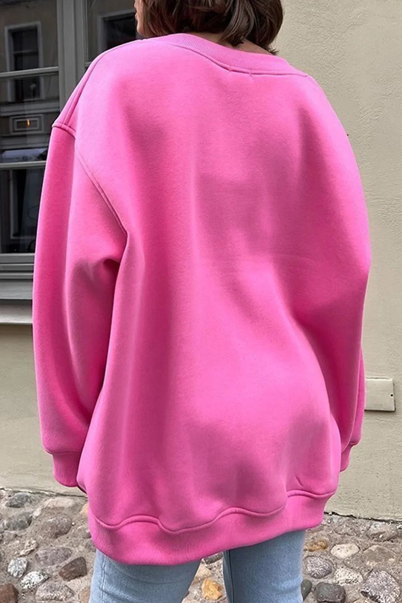 Lola Oversized Sweater Dames – Zachte Trui van Biologisch Katoen met Ronde Hals