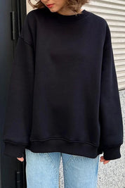 Lola Oversized Sweater Dames – Zachte Trui van Biologisch Katoen met Ronde Hals