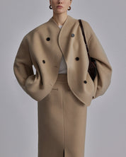 Oversized Button-Down Jas Dames – Stijlvolle Wintertjas met Tijdloos Design