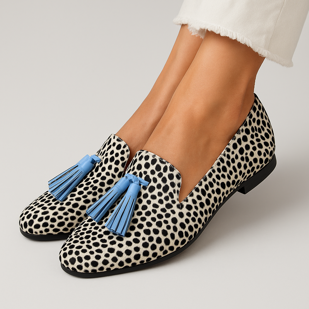 Elegante dames loafers met kwastjes – leren instappers in klassiek design