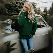 Oversized Coltrui Dames – Warme Gebreide Trui van Premium Kwaliteit